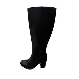 Naturalizer Women's Black Knee High Boots Wide Calf Size 5.5